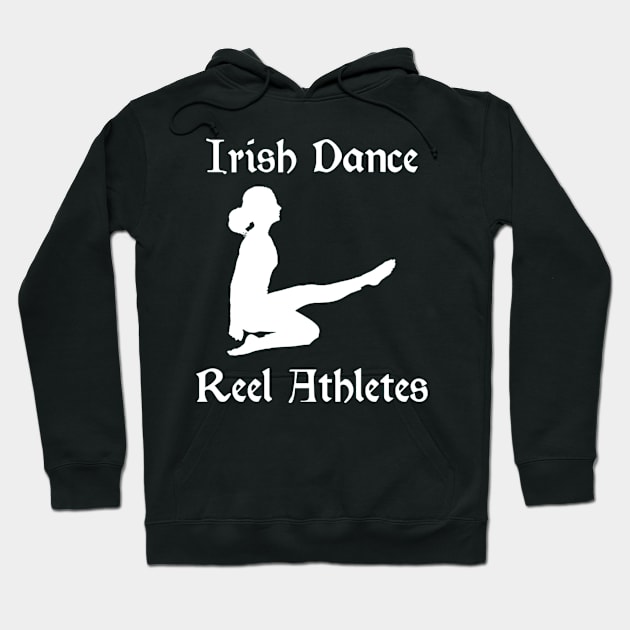 Irish Dance Girls  Reel Athletes Tee Hoodie by JaroszkowskaAnnass